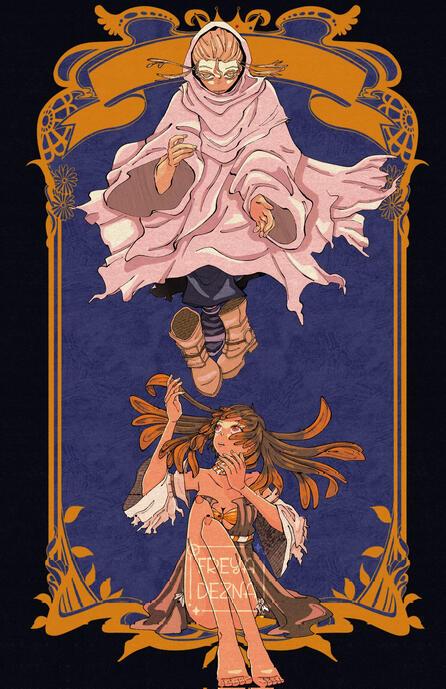 The angel &The girl (GACHIAKUTA)